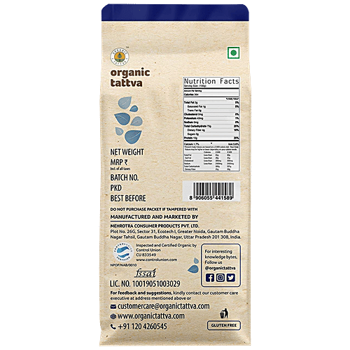 Organic Tattva Organic Black Rice/Chawal, 1 kg Pouch 