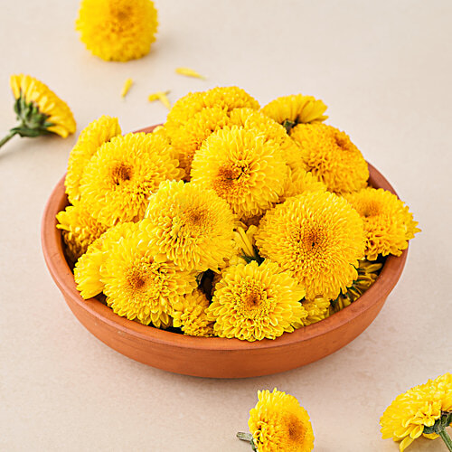 Hoovu Fresh Chrysanthemum/Shevanti Flower, 100 g