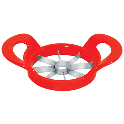 Ritu Plastic Apple Cutter- Red, 1 pc  