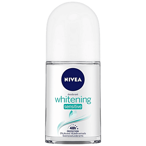 Buy NIVEA Roll On Deodorant Whitening Sensitive Online at Best Price