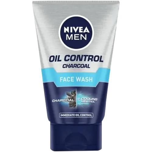 NIVEA Oil Control Face Wash With Charcoal & Cooling Mint, 100 g  