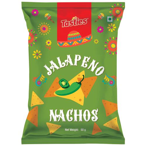 Tasties Nacho Chips - Jalapeno, 60 g  No Cholesterol, No Trans Fat