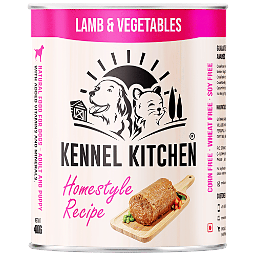 Buy Kennel kitchen Lamb & Vegetables Dog Food Adult, All Breeds Online at Best Price of Rs 199