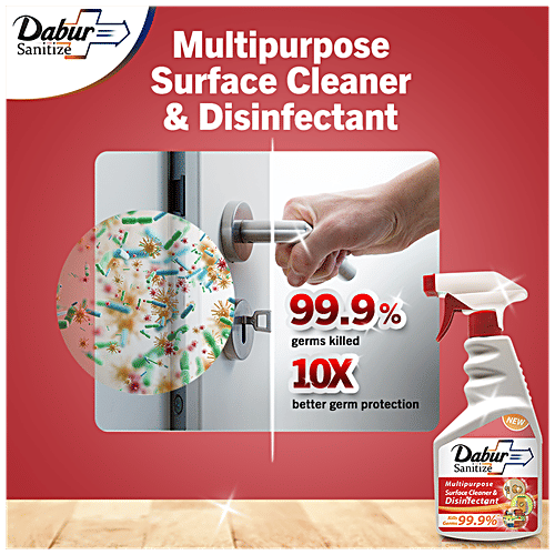 Dabur Sanitize Multipurpose Surface Cleaner & Disinfectant, 450 ml