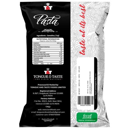 Tongue & Taste Pasta Penne - 100% Suji, 450 g  