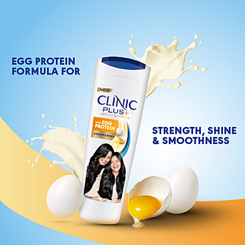 Clinic Plus Strength & Shine Shampoo With Egg Protein For Strong & Shiny Hair, 80 ml  