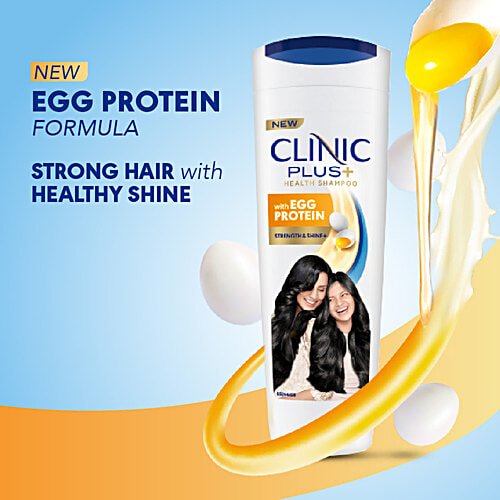 Clinic Plus Strength & Shine Shampoo With Egg Protein For Strong & Shiny Hair, 80 ml  