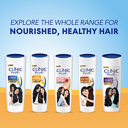Clinic Plus Strength & Shine Shampoo With Egg Protein For Strong & Shiny Hair, 80 ml  