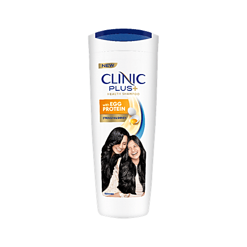 Clinic Plus Strength & Shine Shampoo With Egg Protein For Strong & Shiny Hair, 80 ml  