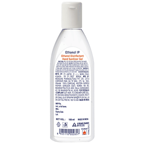Savlon Clear Ethanol Disinfectant Hand Sanitizer Gel, 100 ml  