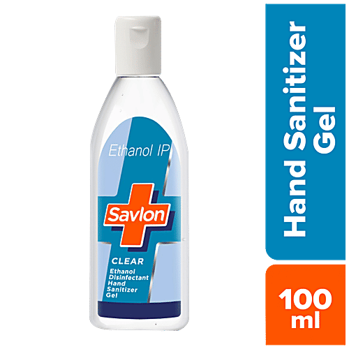 Savlon Clear Ethanol Disinfectant Hand Sanitizer Gel, 100 ml  