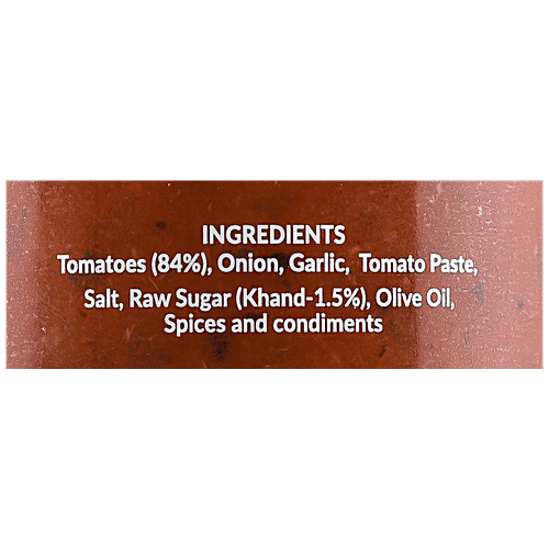 The Gourmet Jar Classic Pizza Sauce, 390 g Bottle Thick & Flavourful
 Made with Vine-Ripened Tomatoes