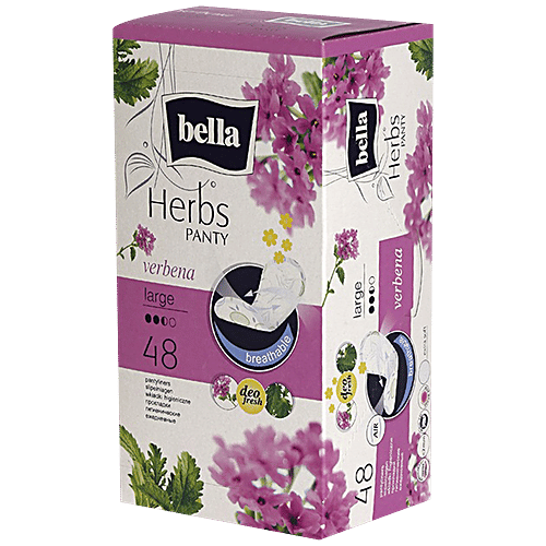 Buy Bella Panty Liners Herbs Verbena Large Online at Best Price of Rs
