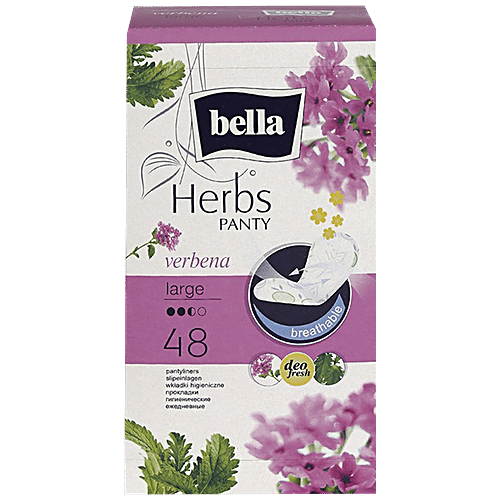 Buy Bella Panty Liners Herbs Verbena Large Online at Best Price