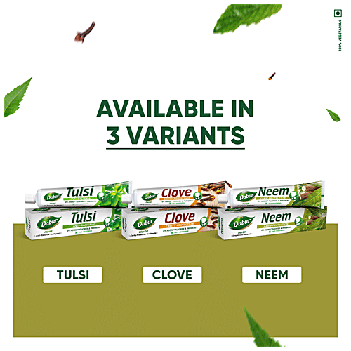 Buy Dabur Herb'l Neem Toothpaste Germ Protection, Flouride Free