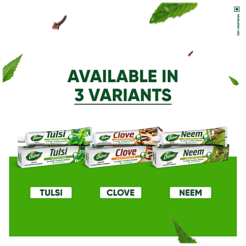 Dabur Herb'l Tulsi Toothpaste, 200 g