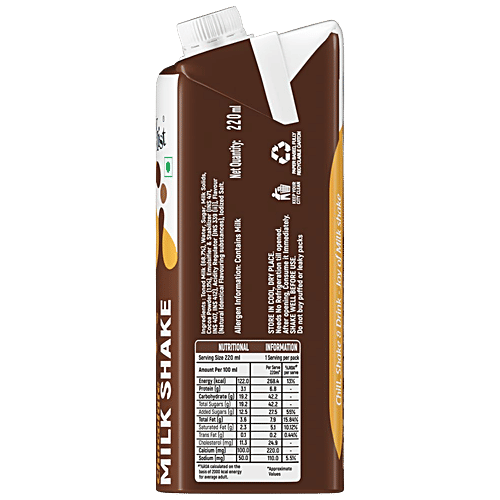 Milky Mist Milk Shake - Chocolate, 180 ml  