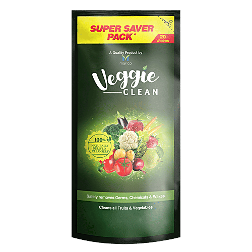 Veggie Clean Fruits & Vegetables Cleanser, 200 ml Safely Removes Germs, Chemicals & Waxes