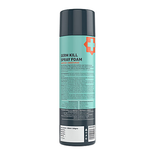 Dr Rhazes Germ Kill Spray Foam, 250 ml  