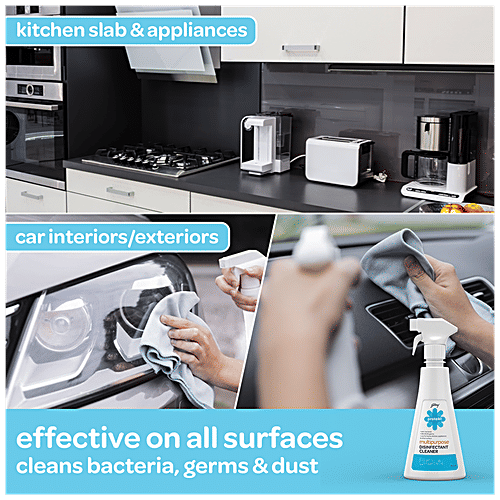 Godrej Protekt Multi-purpose Disinfectant Spray Cleaner - No Gas, Kills 99.9% Germs, Anti-bacterial, For Home & Kitchen, 500 ml Kills 99.9% Germs