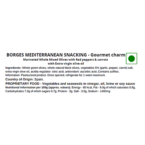 BORGES Gourmet Charm Olives, 350 g  