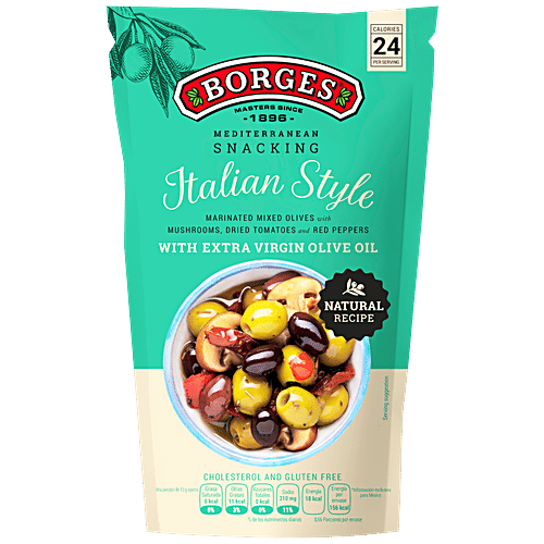 BORGES Italian Style Olives, 260 g  