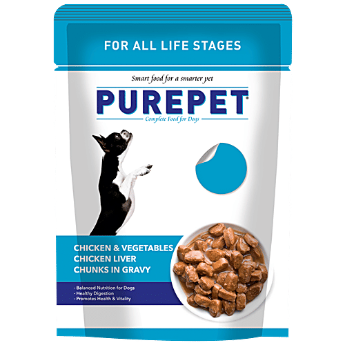 Buy Purepet Wet Dog Food Chicken & Vegetable Chunks In Gravy Online