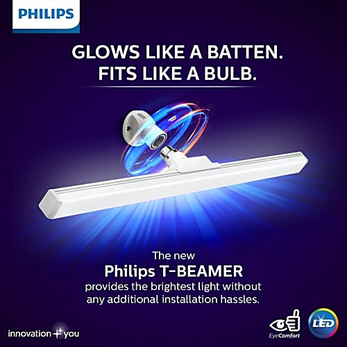 Philips LED Lamp T-Bulb/Beamer - 20 Watt, Energy Efficient, Cool Daylight, Base B22, 1 pc  Eye Comfort Technology