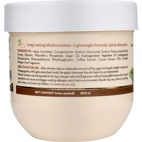 Mamaearth CoCo Yogurt With Coffee & Cocoa For Rich Moisturization, 200 g  