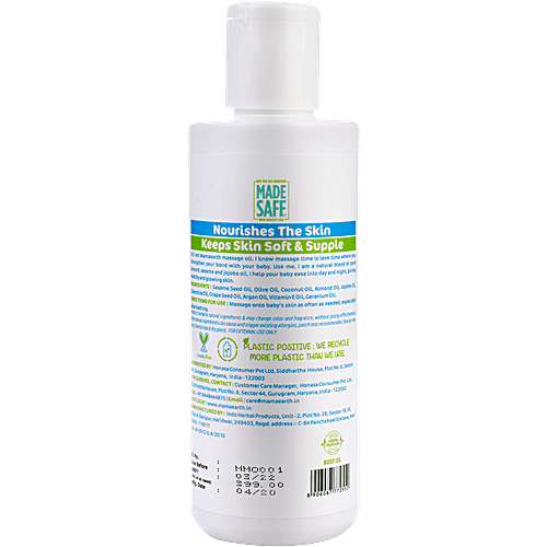 Buy Mamaearth Soothing Baby Massage Oil With Sesame, Almond & Jojoba