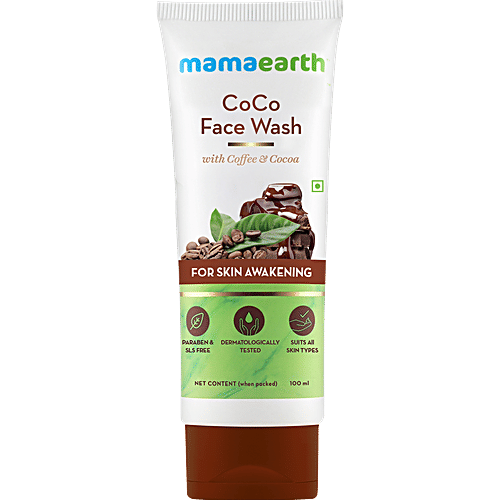 Mamaearth CoCo Facewash With Coffee & Cocoa For Skin Awakening, 100 ml  