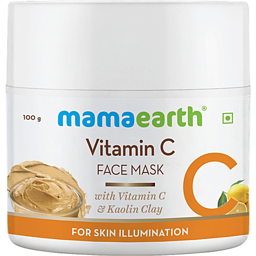 Buy Mamaearth Vitamin C Face Mask With Vitamin C & Kaolin Clay For Skin