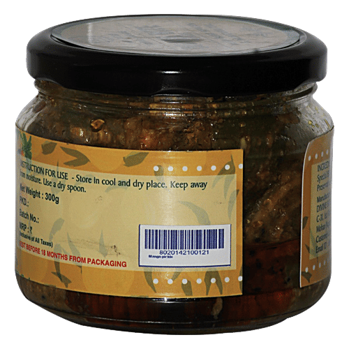 DIVINE BITE Mango Pickle/Aam ka Achaar -  Home Made, 300 g  