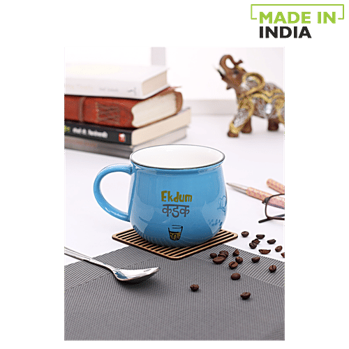 JCPL Donald Ceramic Milk & Coffee Mug ZS-DB-04, 350 ml  Microwave & Dishwasher Safe