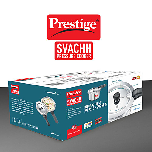 Buy Prestige Aluminium Outer Lid Pressure Cooker Induction Base