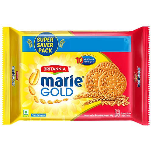 Buy Britannia Marie Gold Biscuit Crunchy, Light, Zero Trans Fat
