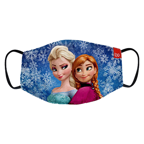 Bonorganik Face Mask For Kids - Disney Princess, 13 x 13 cm (Pack of 3) 