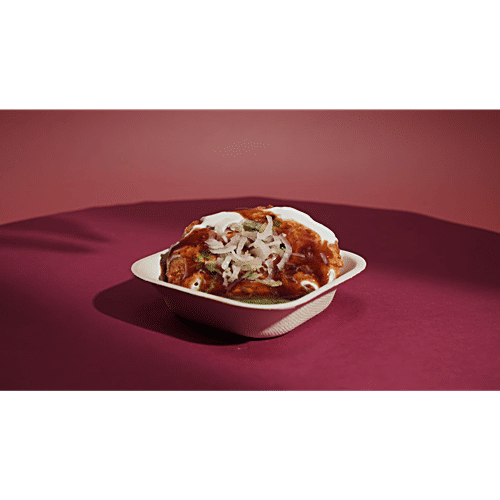 Chuk Serving Bowls/Dona, 25 pcs Compostable, Made With Sugarcane Pulp, Oil & Water Leakproof, Tableware