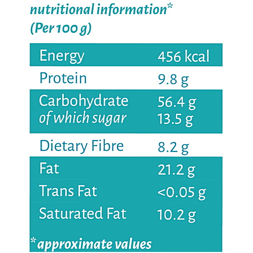 Open Secret White Chocolate Cashew Nutty Cookies, 75 g  