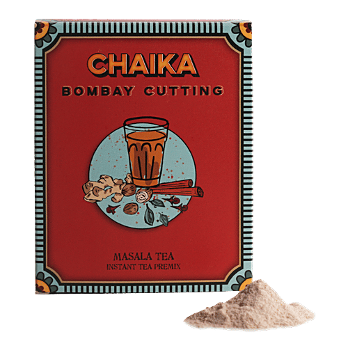 Chaika Bombay Cutting Instant Masala Tea Premix, 140 g (10 Sachets x 14 g Each)