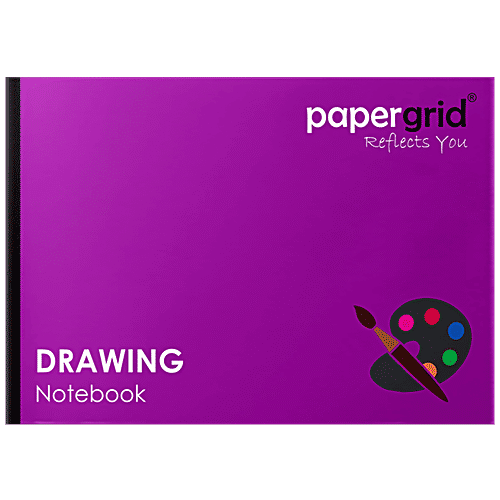 Papergrid Drawing Book - 275 mm x 347 mm, Soft Bound, 32 Pages, 1 pc  