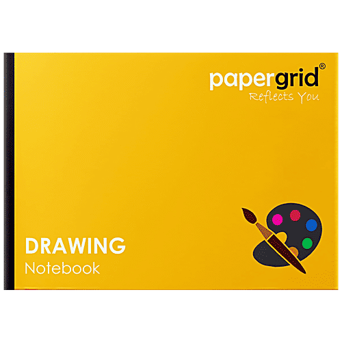 Papergrid A4 Drawing Book - 32 Pages, Soft Cover, 1 pc  
