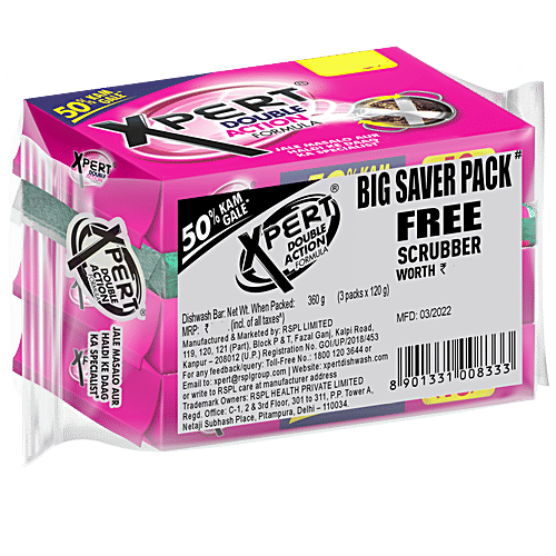 Buy Xpert Big Saver Pack Double Action Formula Dishwasher + Get 1