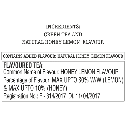 Wagh Bakri Good Morning Green Tea Honey Lemon Tea, 150 g (100 Bags x 1.5 g each) 