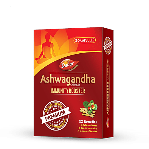 Dabur Dabur Ashwagandha Capsules, 20 capsules  