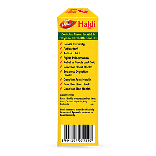 Dabur Haldi Drops, 30 ml (20ml +10ml Free) 