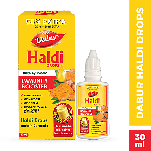 Dabur Haldi Drops, 30 ml (20ml +10ml Free) 