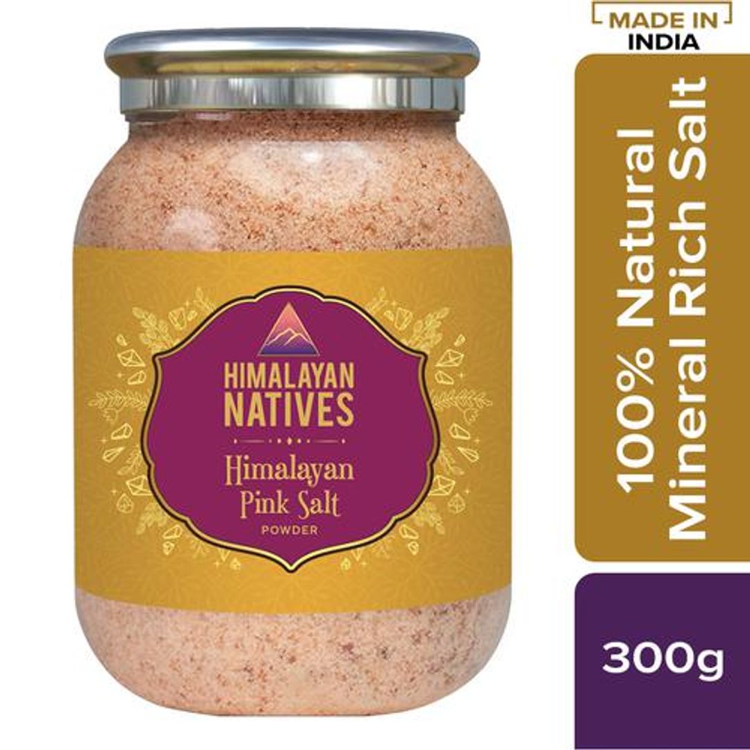 Himalayan Natives Pink Salt/Uppu Powder, 300 g 