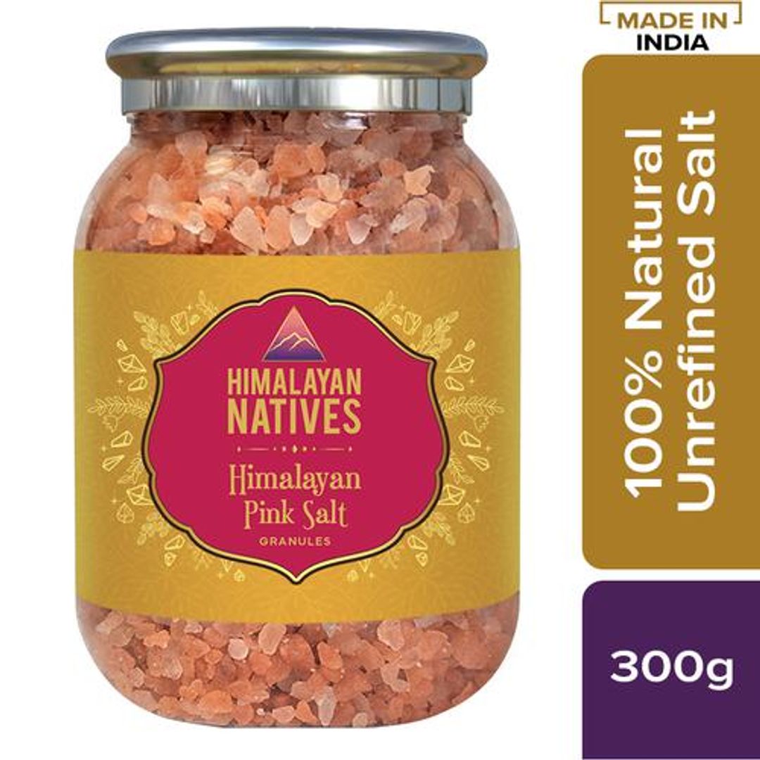 Himalayan Natives Pink Salt/Uppu Granules, 300 g 