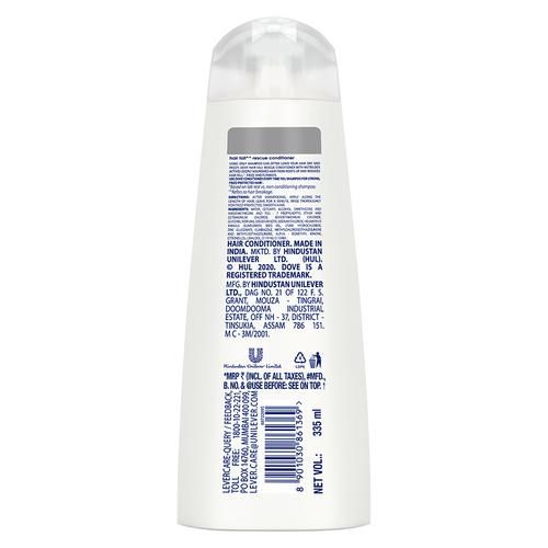 Dove Hair Fall Rescue Conditioner - Infused With Nutrilock Actives, Controls Frizz, 340 ml  
